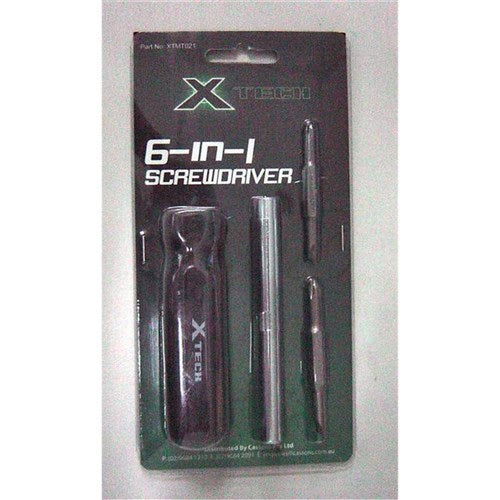 X TECH 6 IN 1 SCREWDRIVER