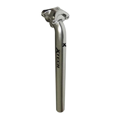 #X-TECH SEAT POST ALLOY 400mm SILVER 29.6