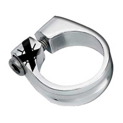 #X-TECH SEATPOST CLAMP 34.9 SILVER