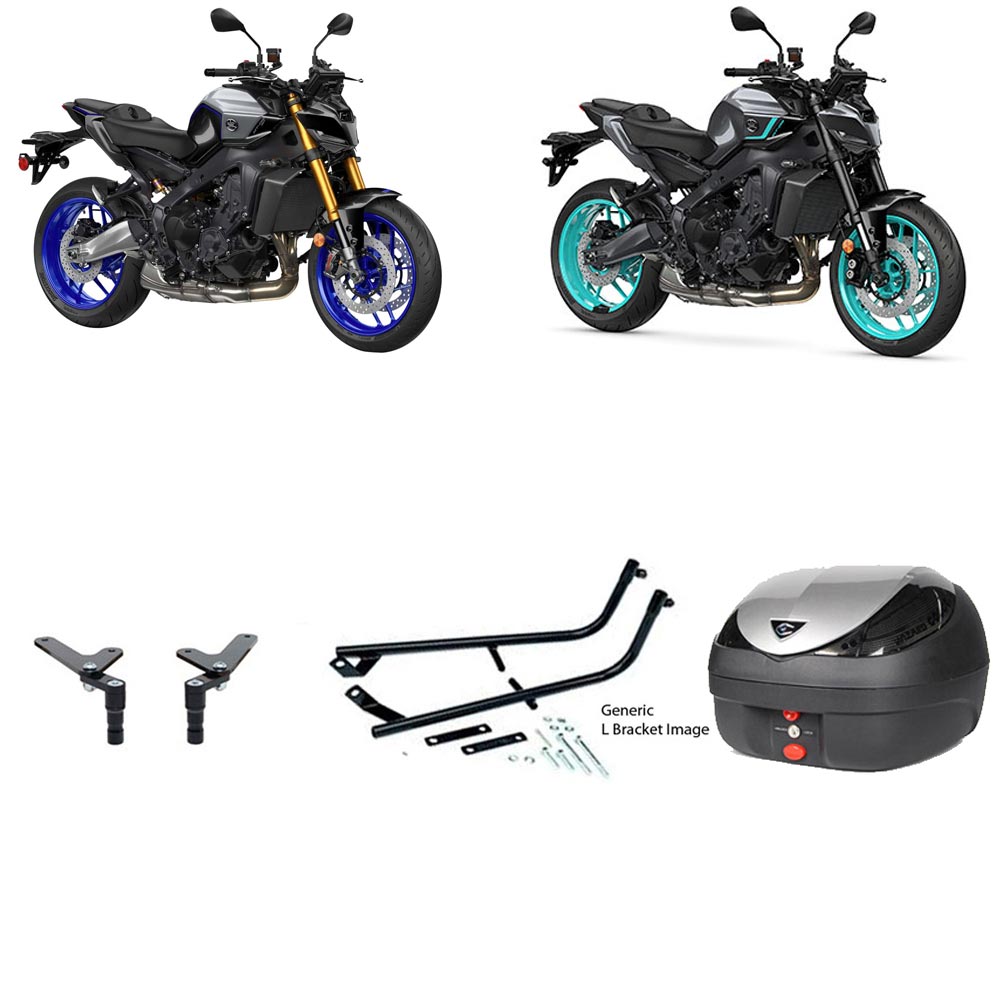 V36 Wizard Silver Topbox Kit MT-09 & MT-09 SP 24-25 - Y138V36BPSIL