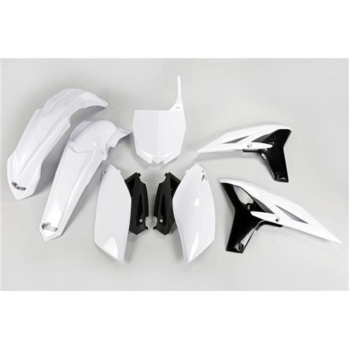 #UFO YZF250 2010 PLASTICS KIT ((WHT))