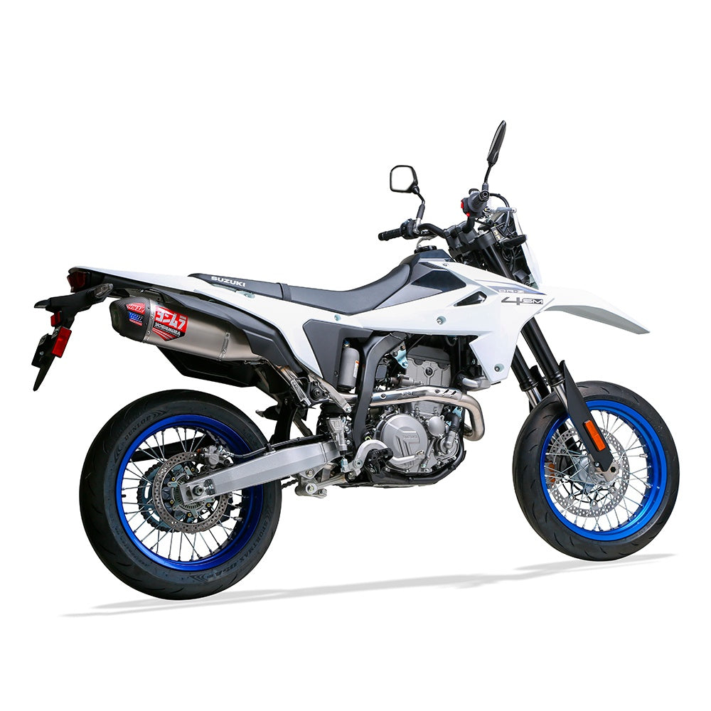 Yoshimura DR-Z4 S/SM 2025 Race RS-12 Stainless Full Exhaust, w/ Stainless Muffler