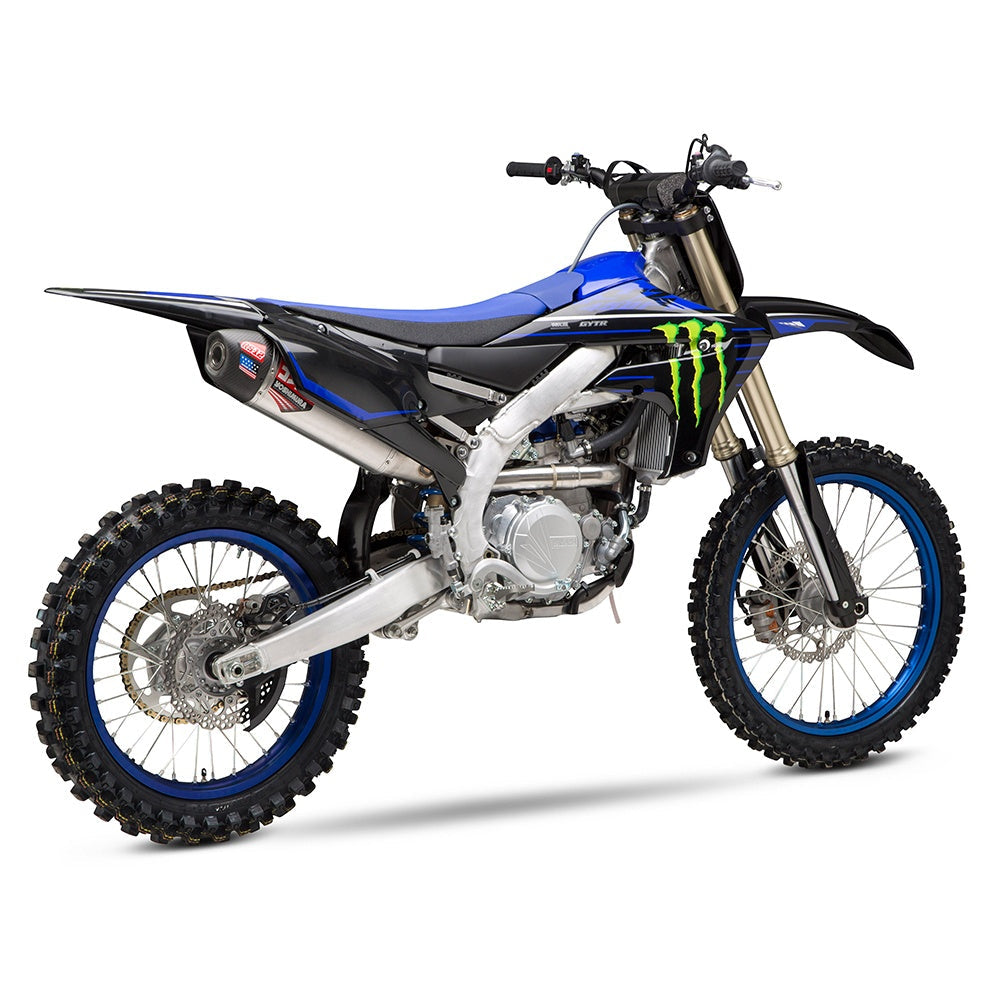 Yoshimura YZ450F 20-22 RS-12 Stainless Full Exhaust, w/ Aluminium Muffler