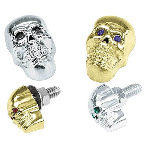 ZODIAC SKULL KROMMET CHROME (10 PK)