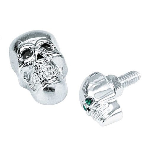 ZODIAC SKULL KROMMET (LG) CHROME