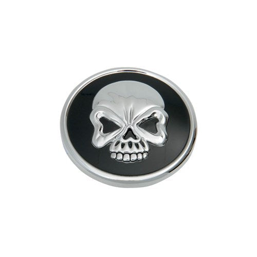 #ZODIAC GASCAP R/H VENTED SKULL BLK/CHR 1997 ON