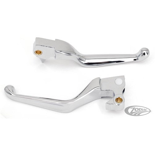 #ZODIAC LEVER SET WIDE STYLE 2007 SPORTSTERS CHROME