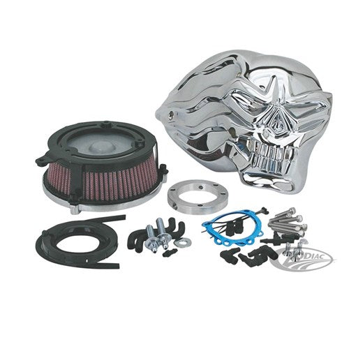 #ZODIAC SKULL AIR CLEANER KIT 91-06 CV CARB