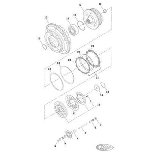 #ZODIAC CLUTCH ADJ SCREW 98 ON