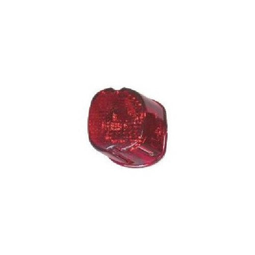 #ZODIAC LAYDOWN T/LIGHT LENS 03-08 RED W/TOP WINDOW