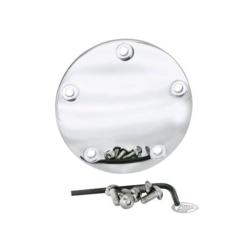 ZODIAC DOMED POINT COVER CHROME (2 HOLE)