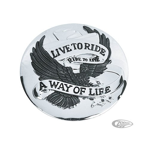 ZODIAC GAS CAP COVER EAGLE SPIRIT CHR EACH