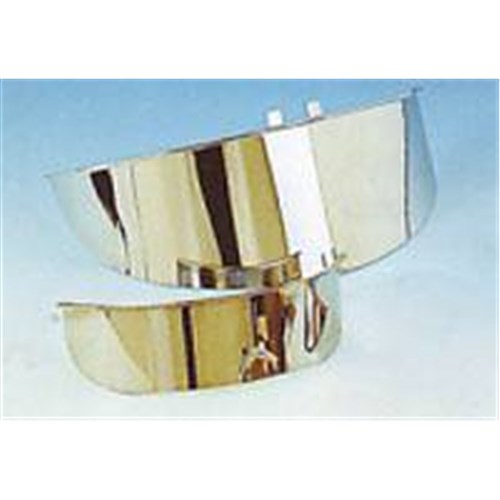 ZODIAC H/LIGHT VISOR 7INCH PLAIN CHROME