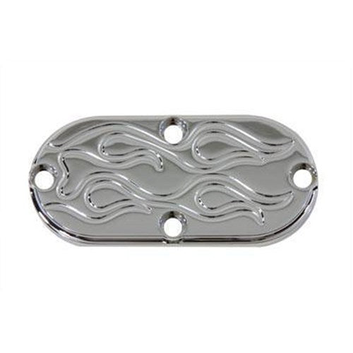 #ZODIAC FLAMED OVAL INSPECTION COVER CHR