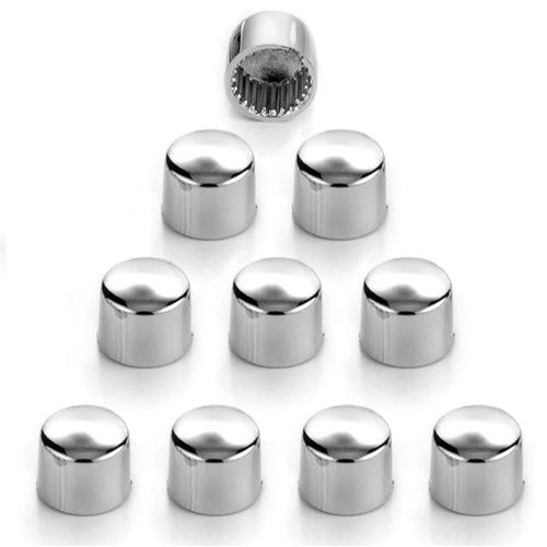 ZODIAC BOLT/NUT COVER CHROME 7/16 (WRENCH SIZE) HEX 10/PK