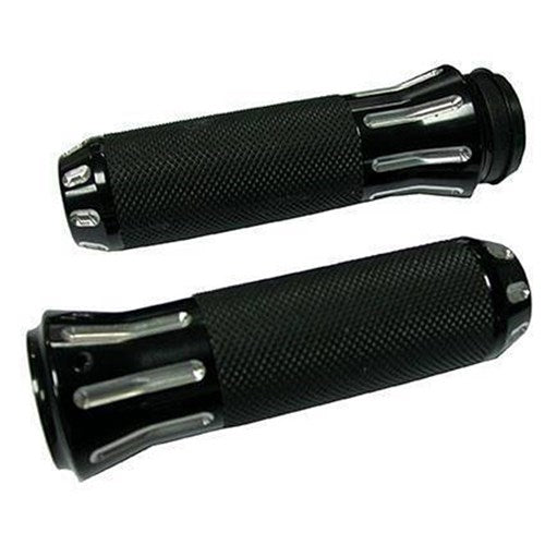 #ZODIAC RC COBRA BLK/RAW FOOTPEG SET MALE MOUNT