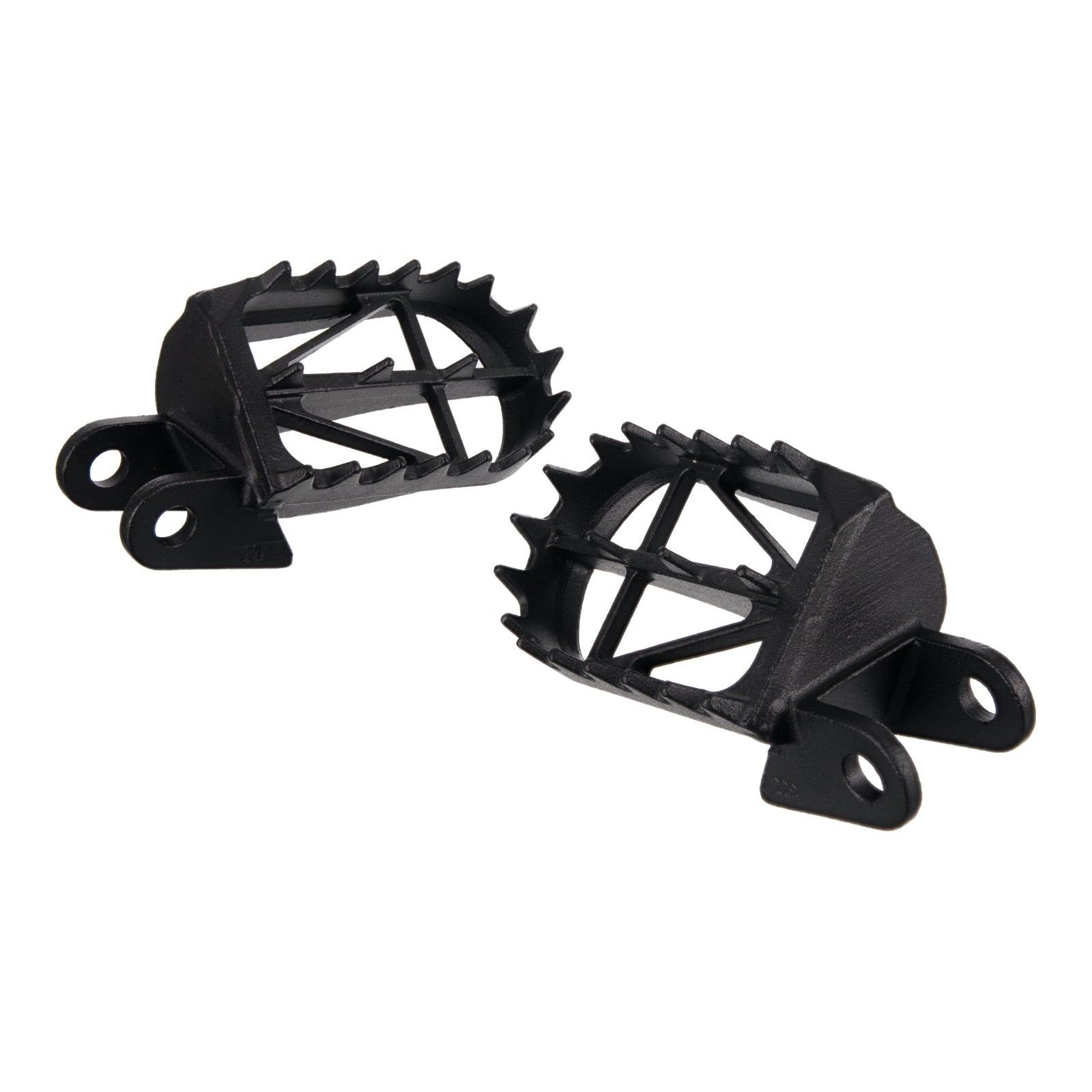 Zeta Wide Chromoly Mid Foot Pegs - Kawasaki KLX250 / KLX300 / D-Tracker