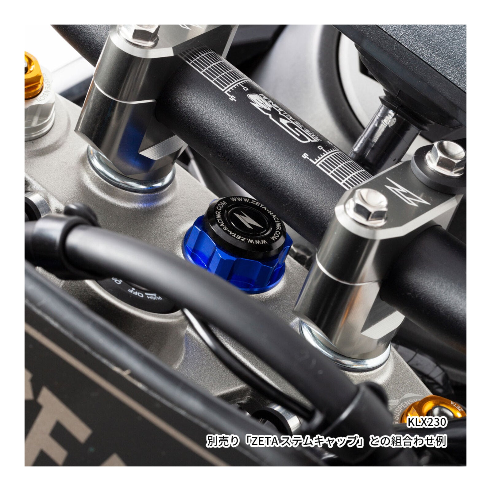 Zeta Stem Nut M24 x 32 P1.0 H12 - Blue