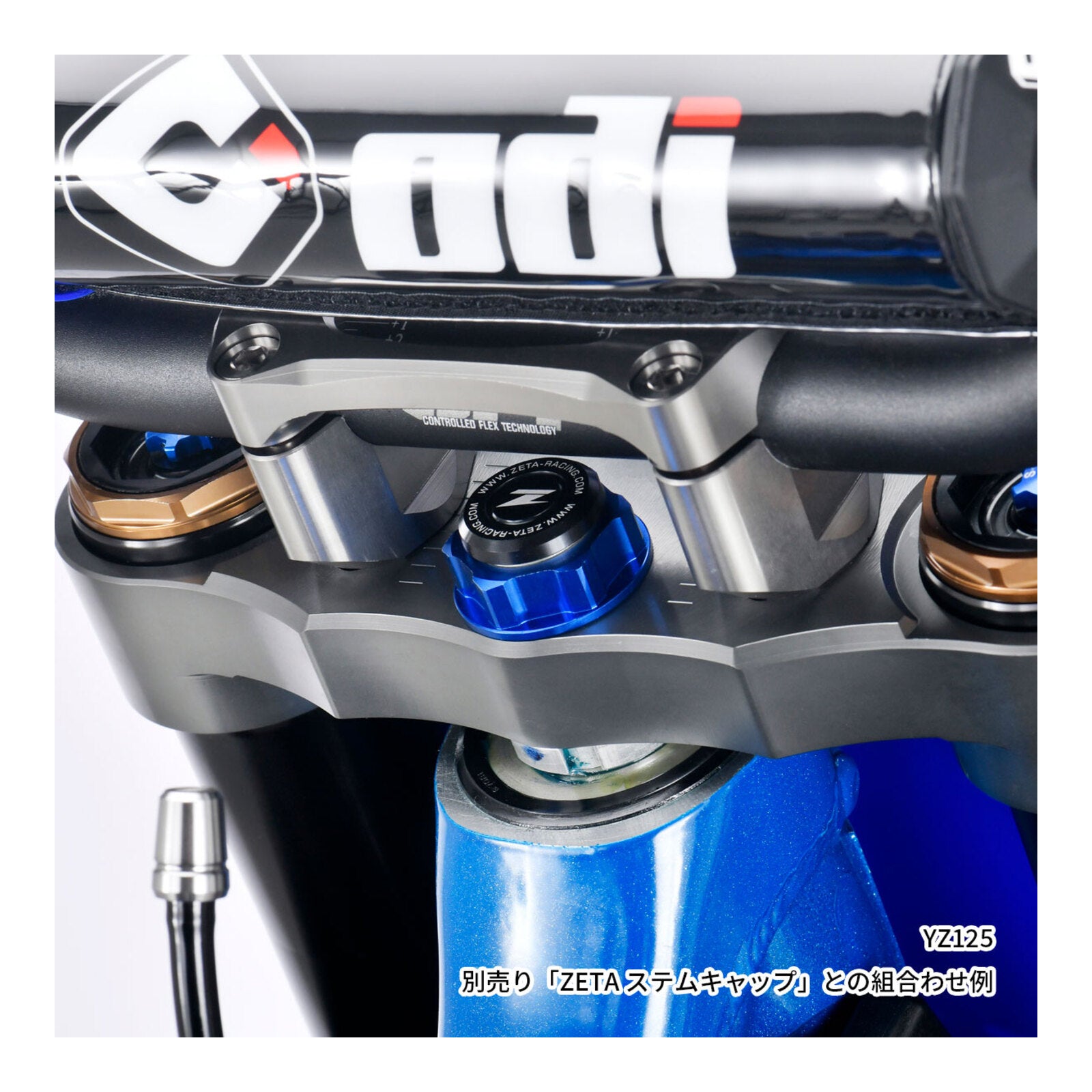 Zeta Stem Nut M24 x 32 P1.0 H12 - Blue