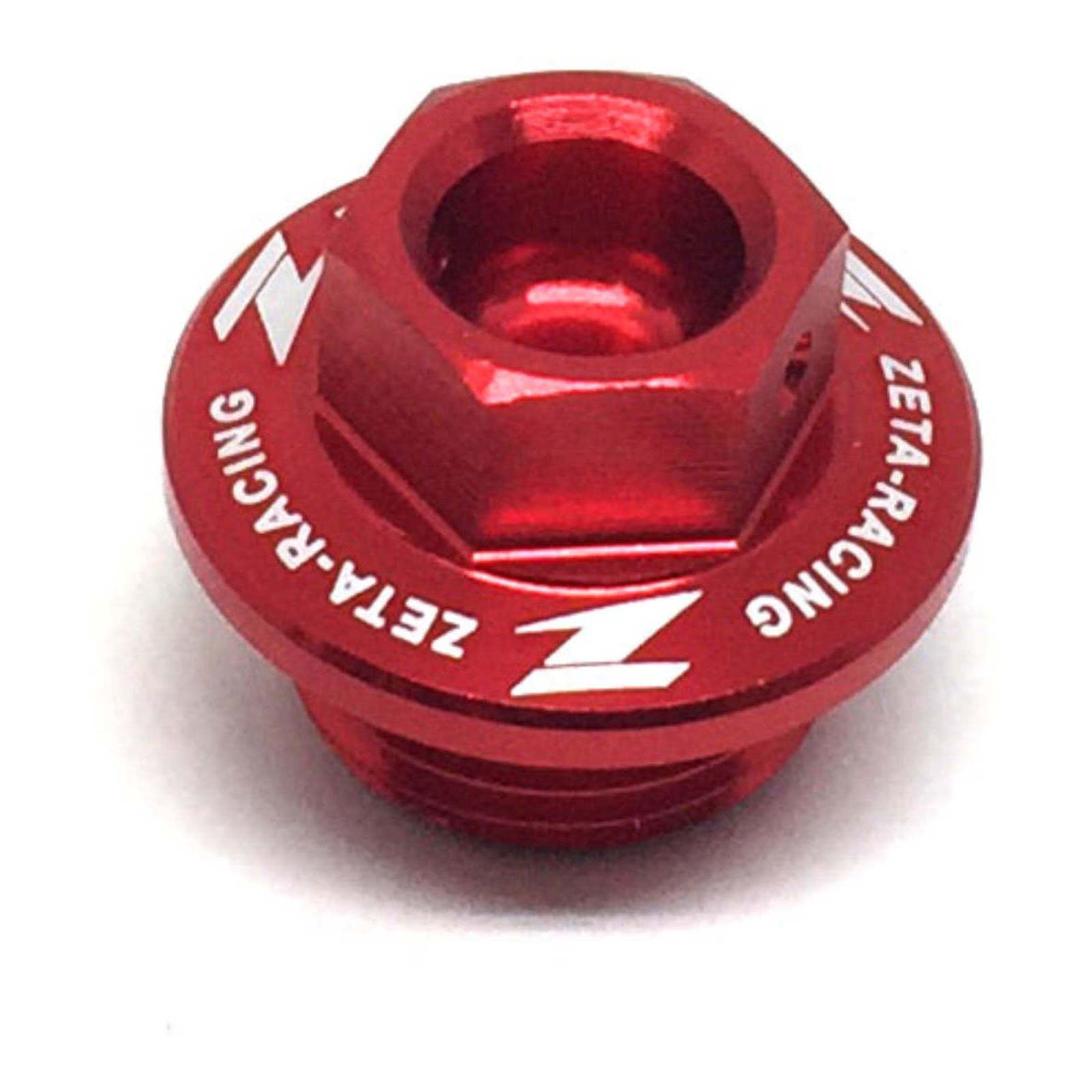 Zeta Oil Filler Plug - Kawasaki KX250 ('05-'07), KX250F / KX450F ('04-) - Red