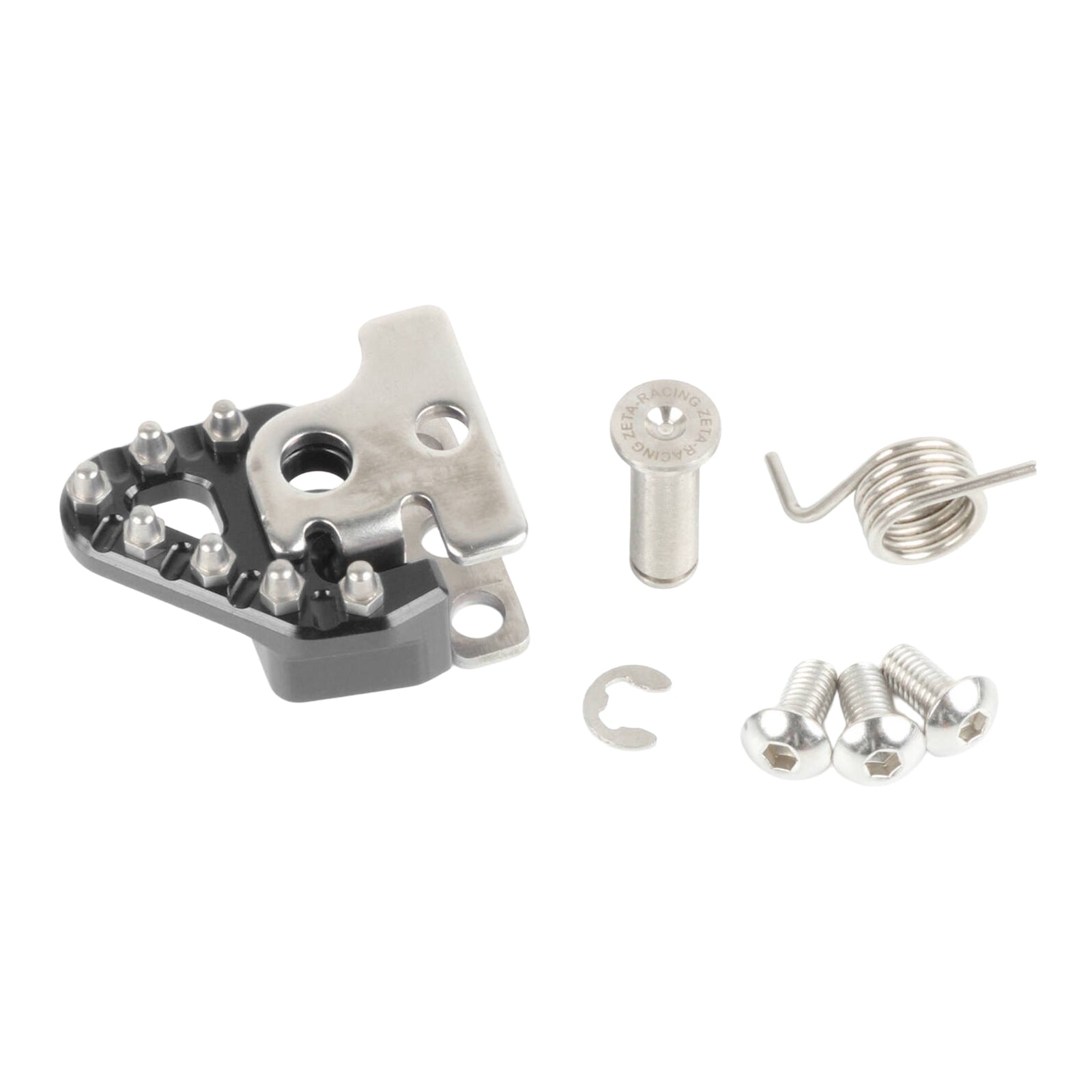 Zeta Trigger Brake Pedal Replacement Tip Set - Black
