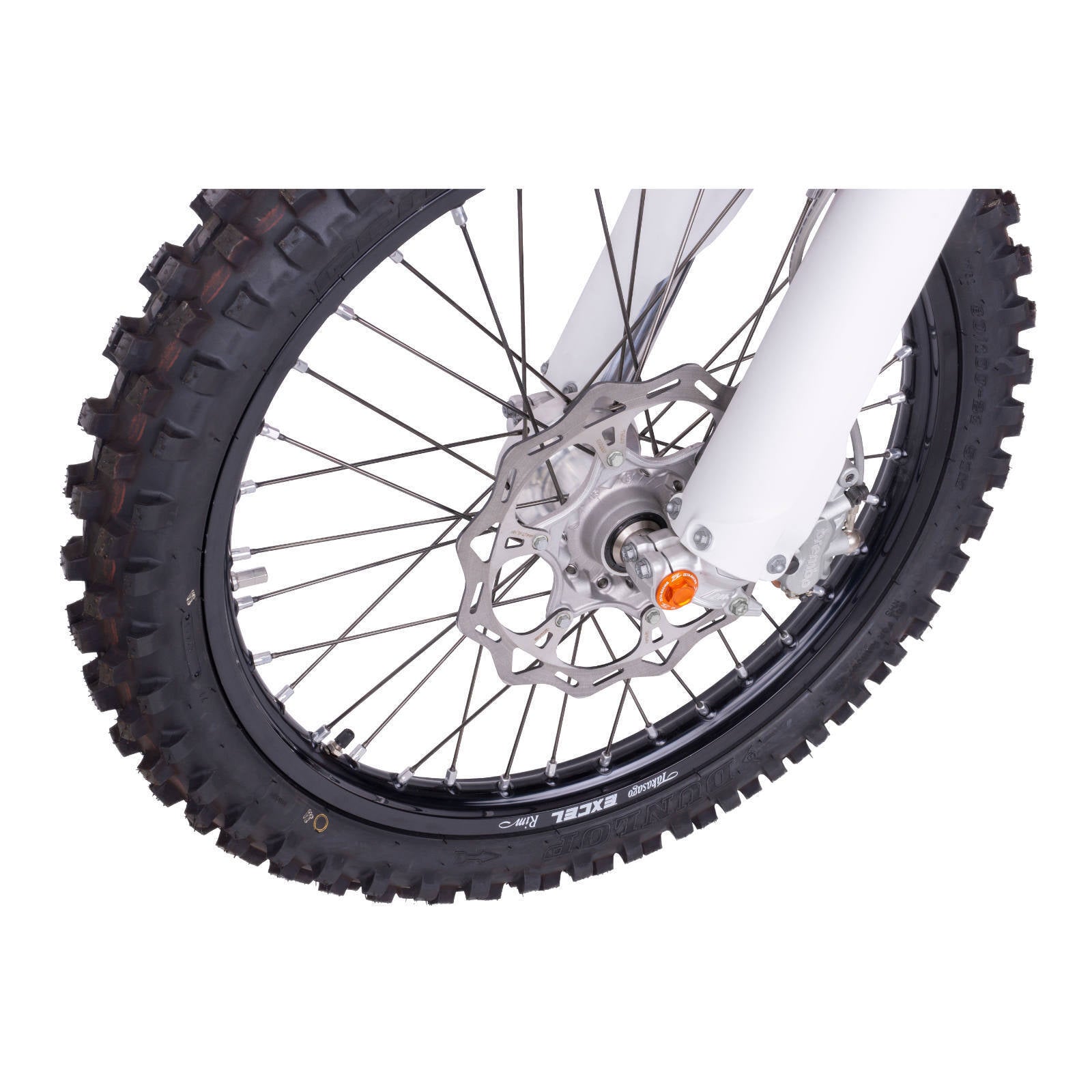 Zeta Axle Stop Bolt M20 x 19 P1.5 H21 - Orange