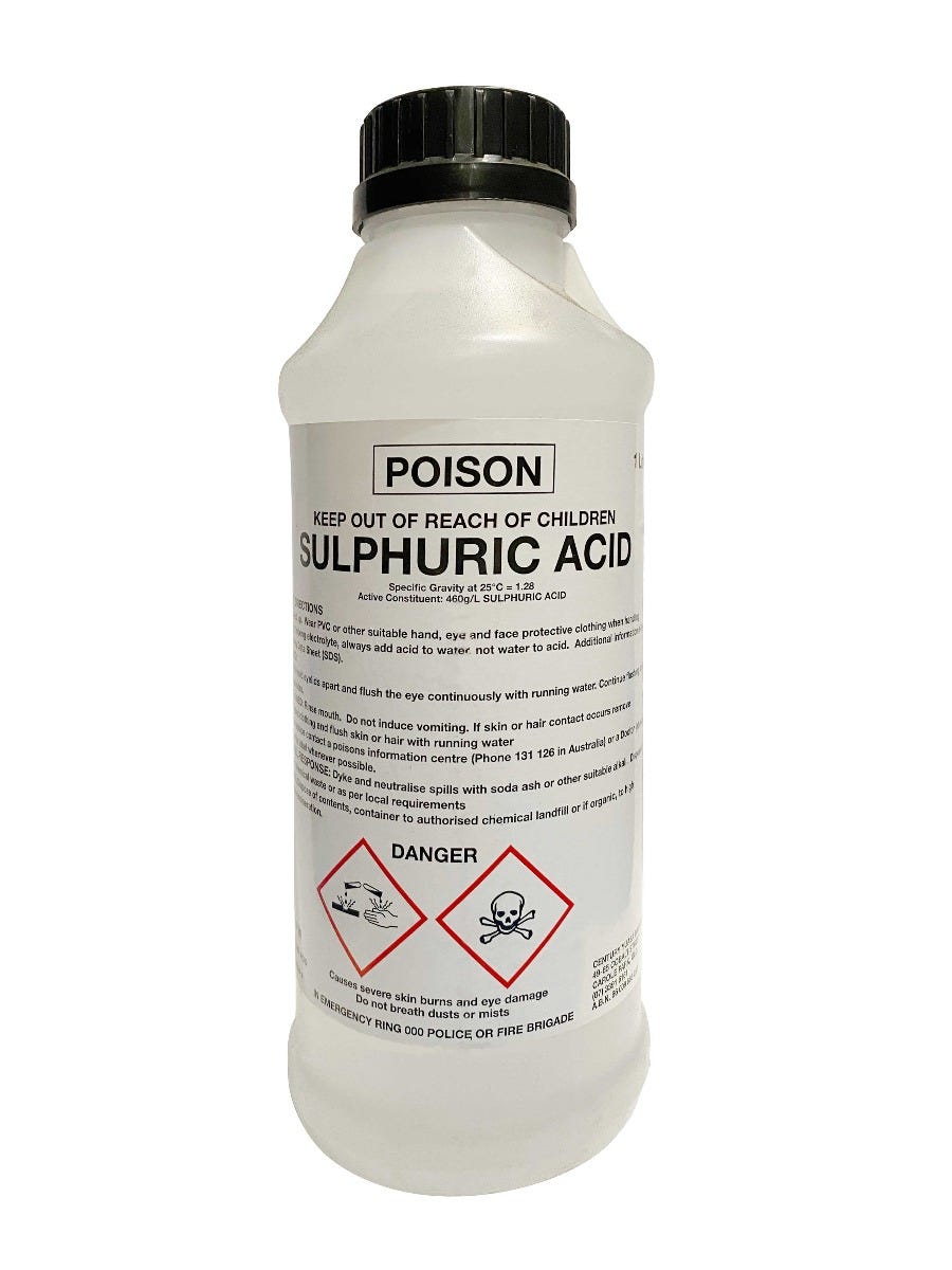 5 LITRE ACID PACK 1260 GRADE