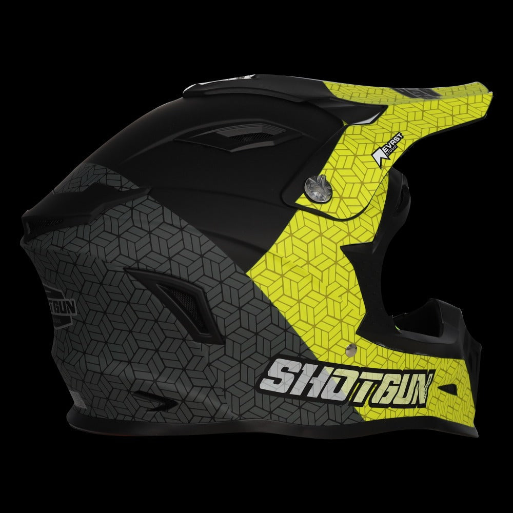 SG1 ULTRA+ PRISM MATT BLACK/GREY/YELLOW