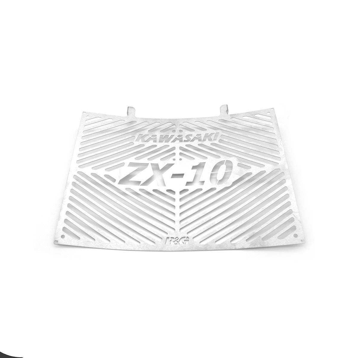 Branded Radiator Guard  stainless - Kawasaki ZX-10R/RR '21-