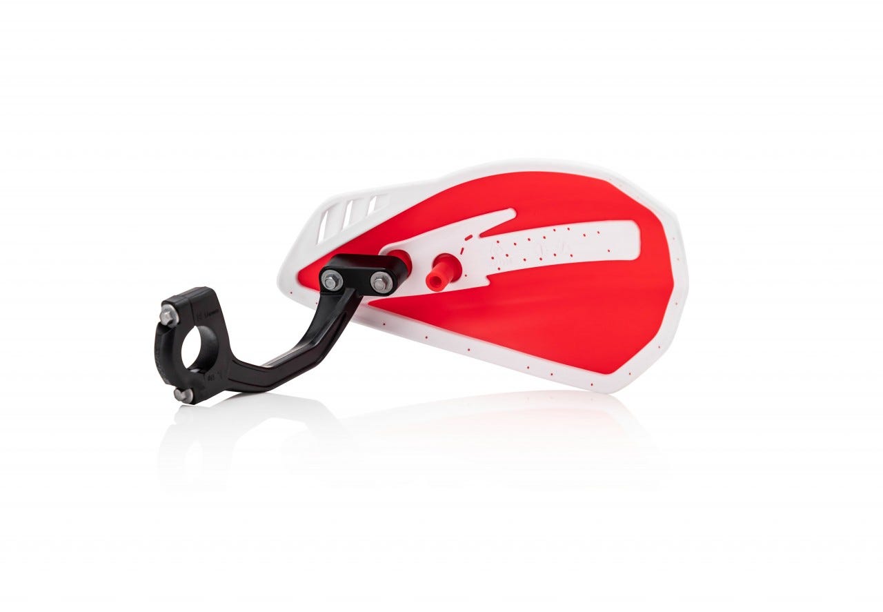 CYCLONE HANDGUARD:RED/WHITE