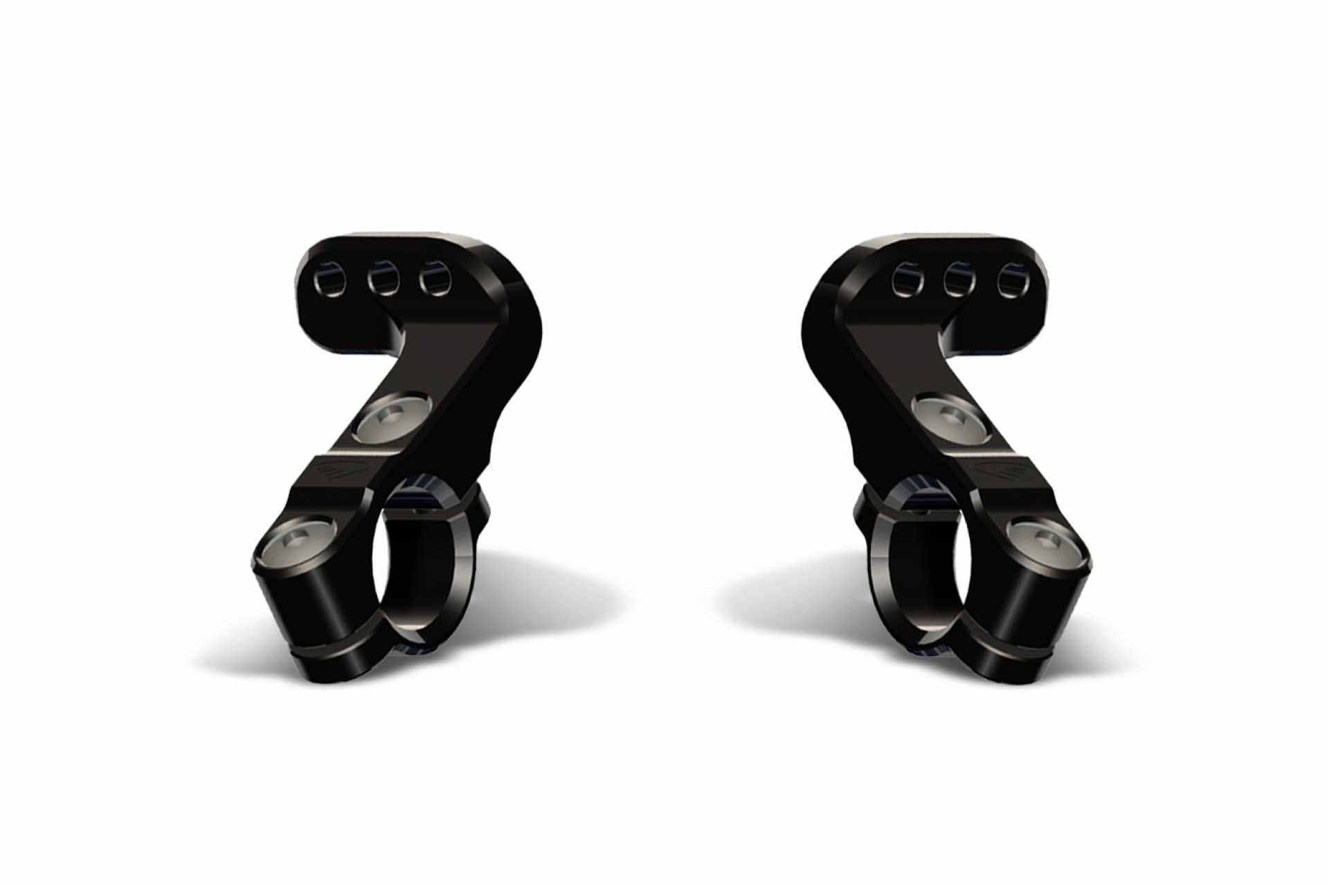 1 1/8 Ultra CRM clamps - Anodized Black