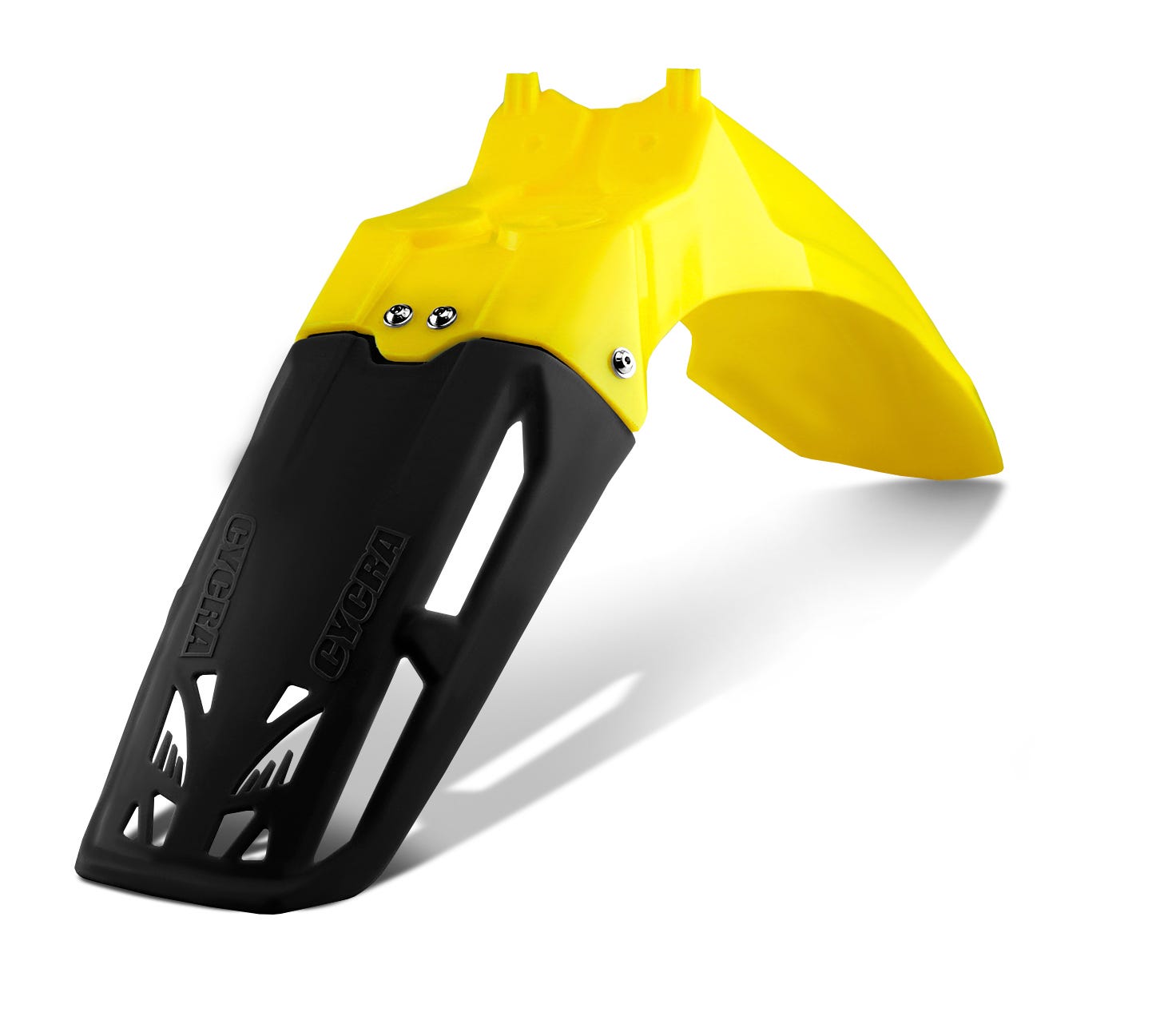 CYCRALITE FRONT FENDER: YELL 10-17 RMZ-250,2008-17 RMZ-450