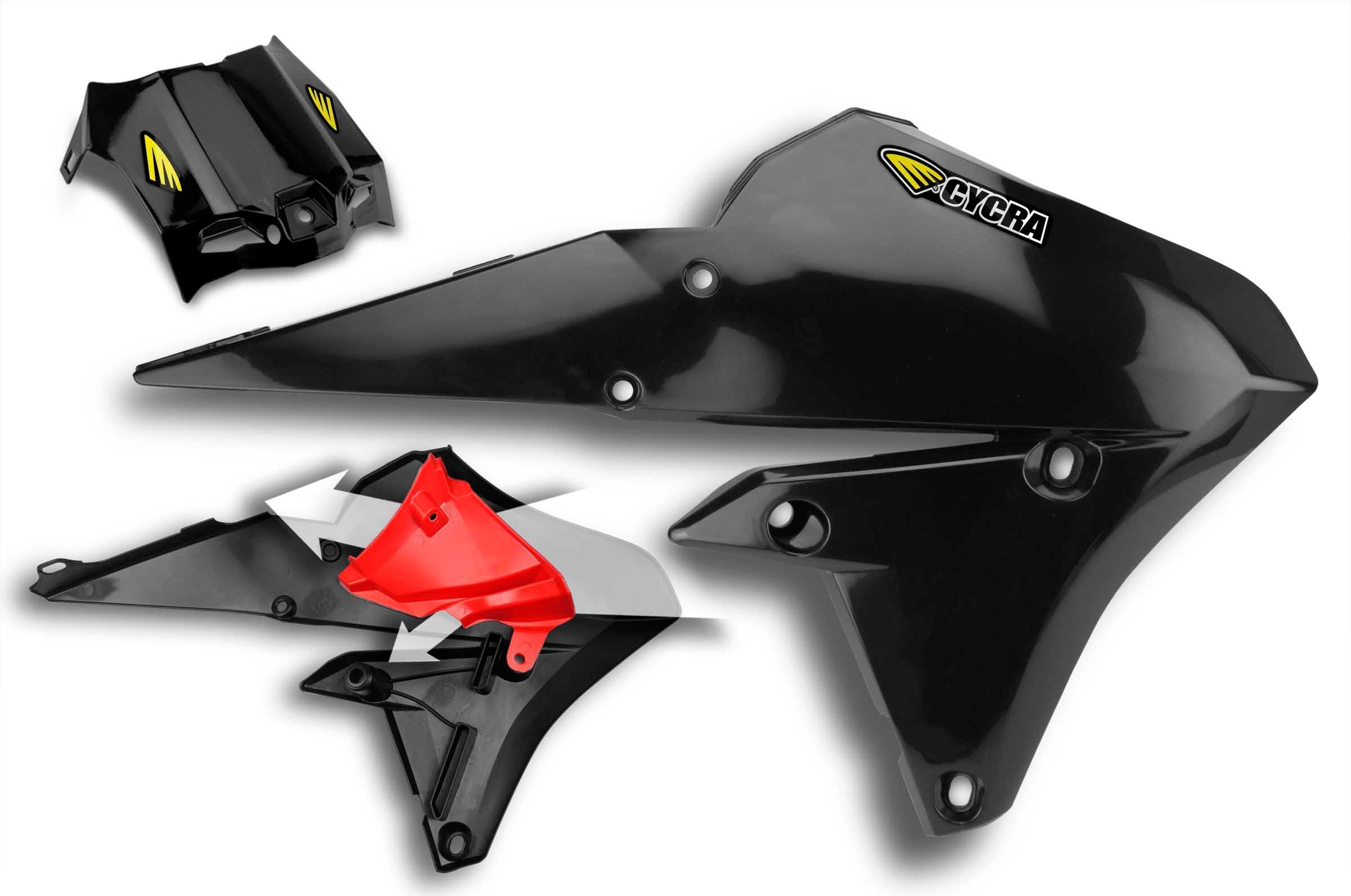 PFLOW SHROUD YZF 250 450 14-BK