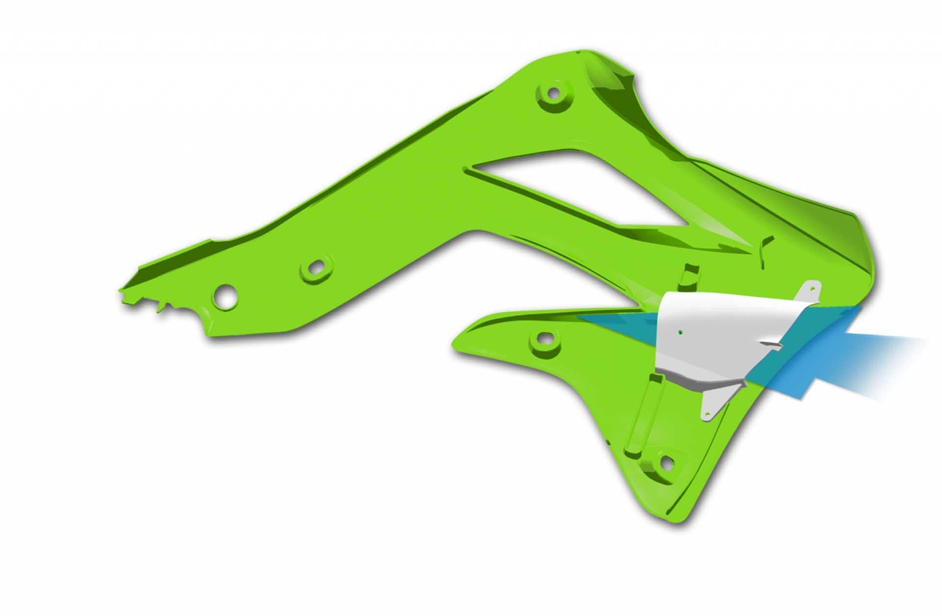 RAD SHROUD KX450F 13-14 GRN