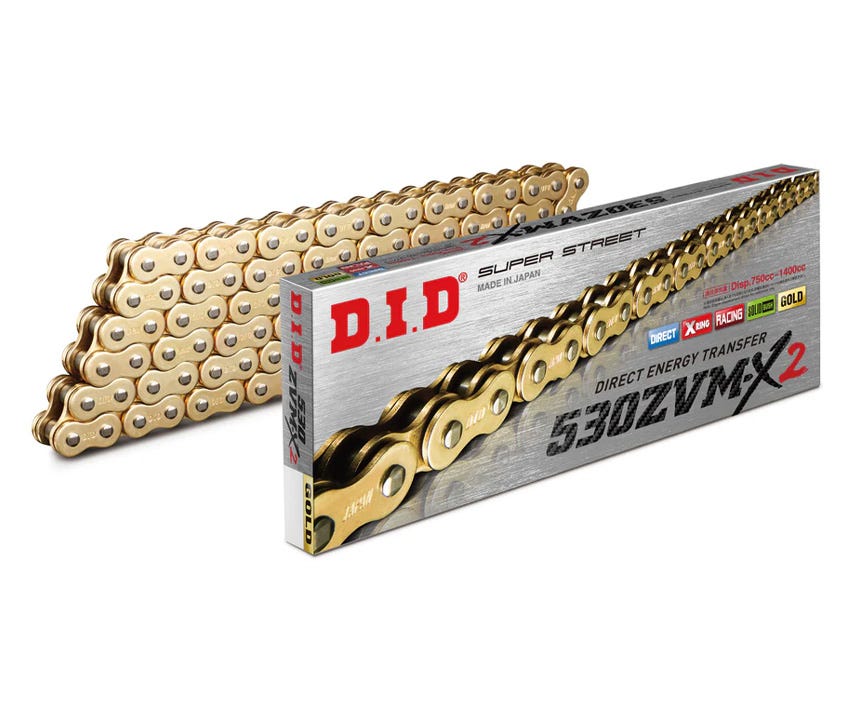 DID #530 ZVM-X2 Super X-Ring 118L ZJ - Rivet GOLD