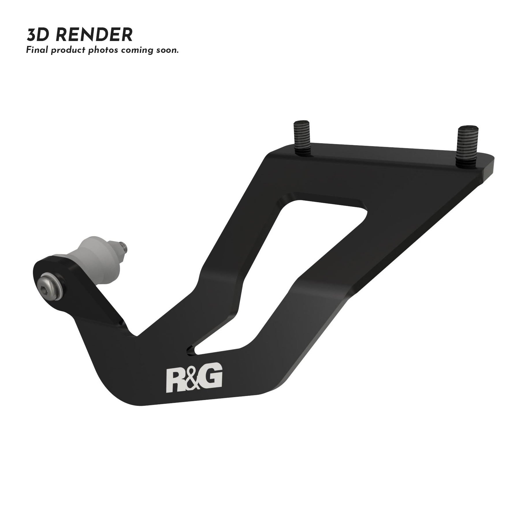 R&G Exhaust Hanger, BLK,Multistrada V4(S) (Sport) '21-