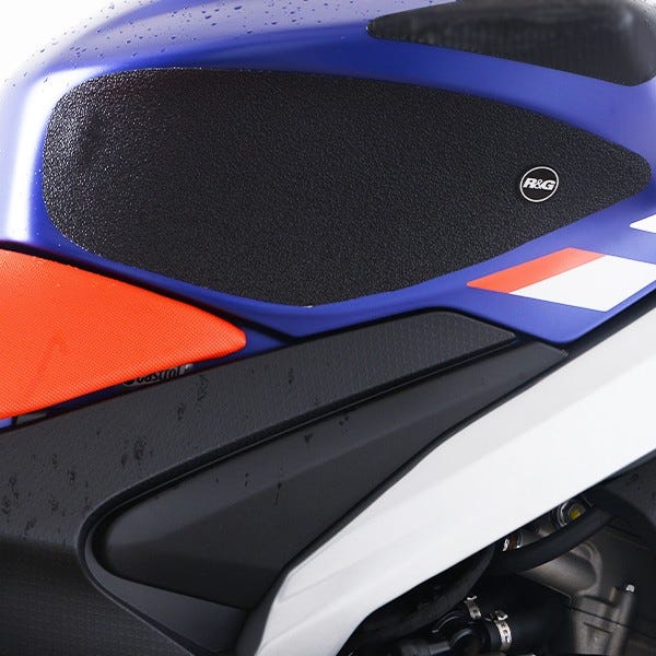 RS660 '21-, 660 Tuono '21- Traction Grips: BLK 2-Grip Kit