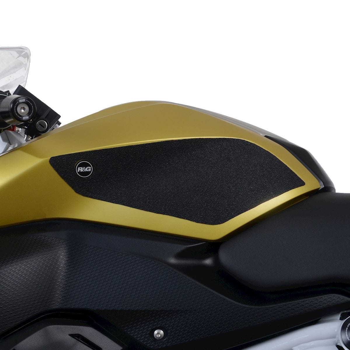 BMW R1250RS Sport '19- Tank Traction Grips:BLACK 2-Grip Kit