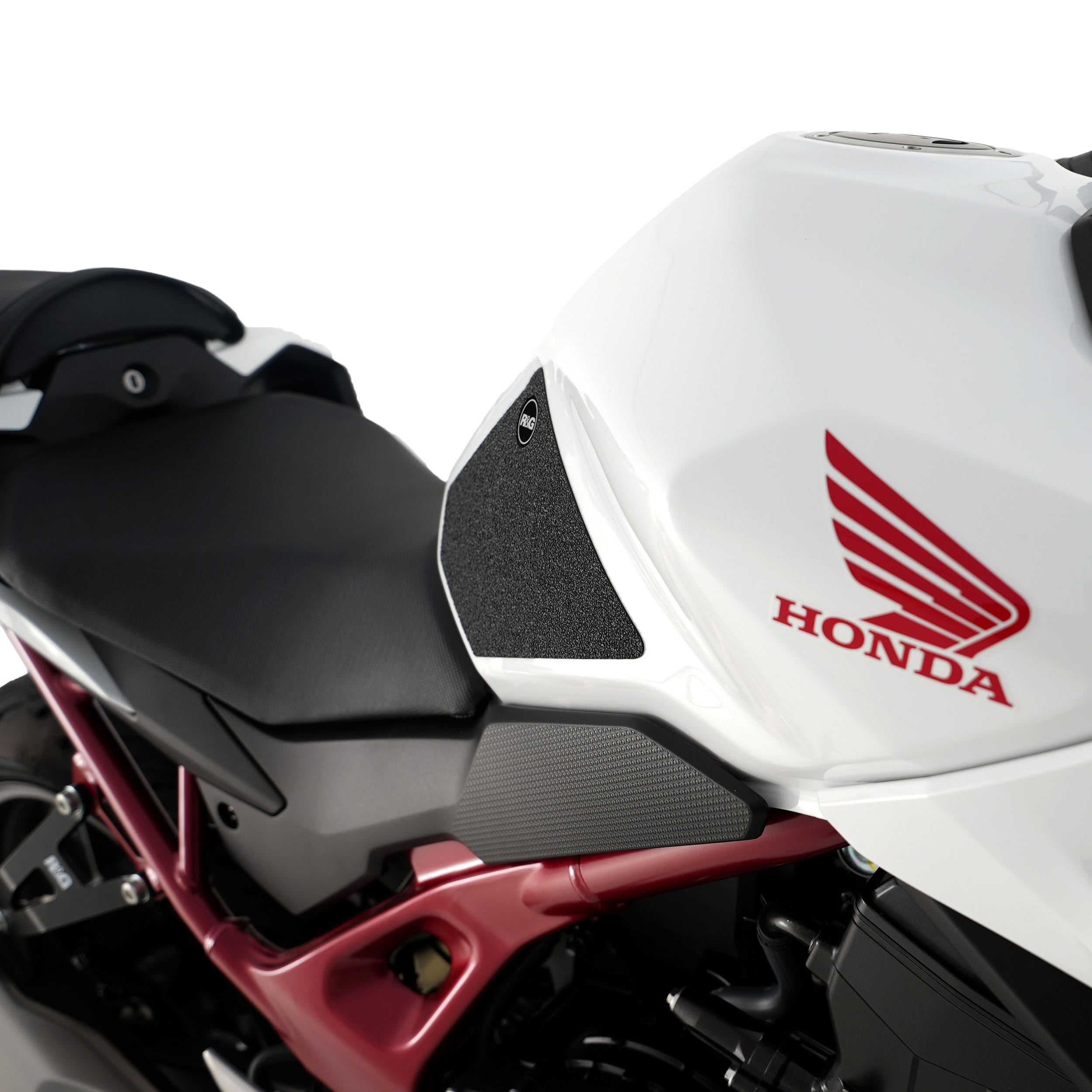 R&G Honda CB750 Hornet '23-Traction Grips: Clear 2-Grip Kit