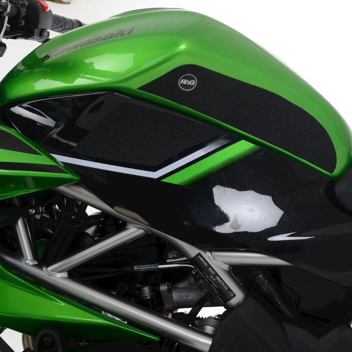 R&G Tank Traction Grip  Kawasaki Z125 '21- (4- piece kit)