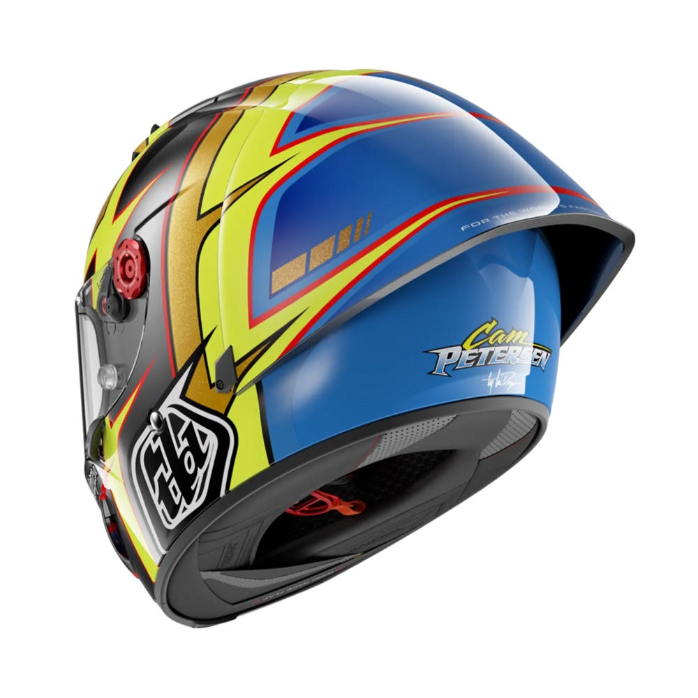 Shark Race-R Pro GP 06 Replica Cam Petersen Helmet - Troy Lee Designs