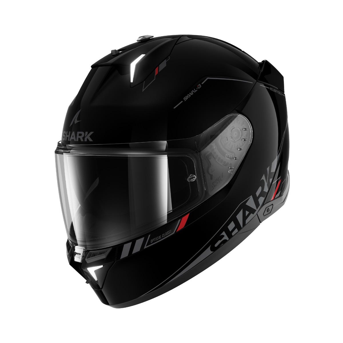 SHARK SKWAL i3 BLANK SP BLK ANT RED L