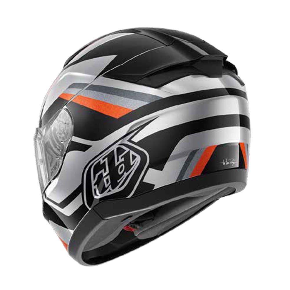 Shark Ridill 2 Apex Helmet - Troy Lee Designs - Silver/Black/Orange