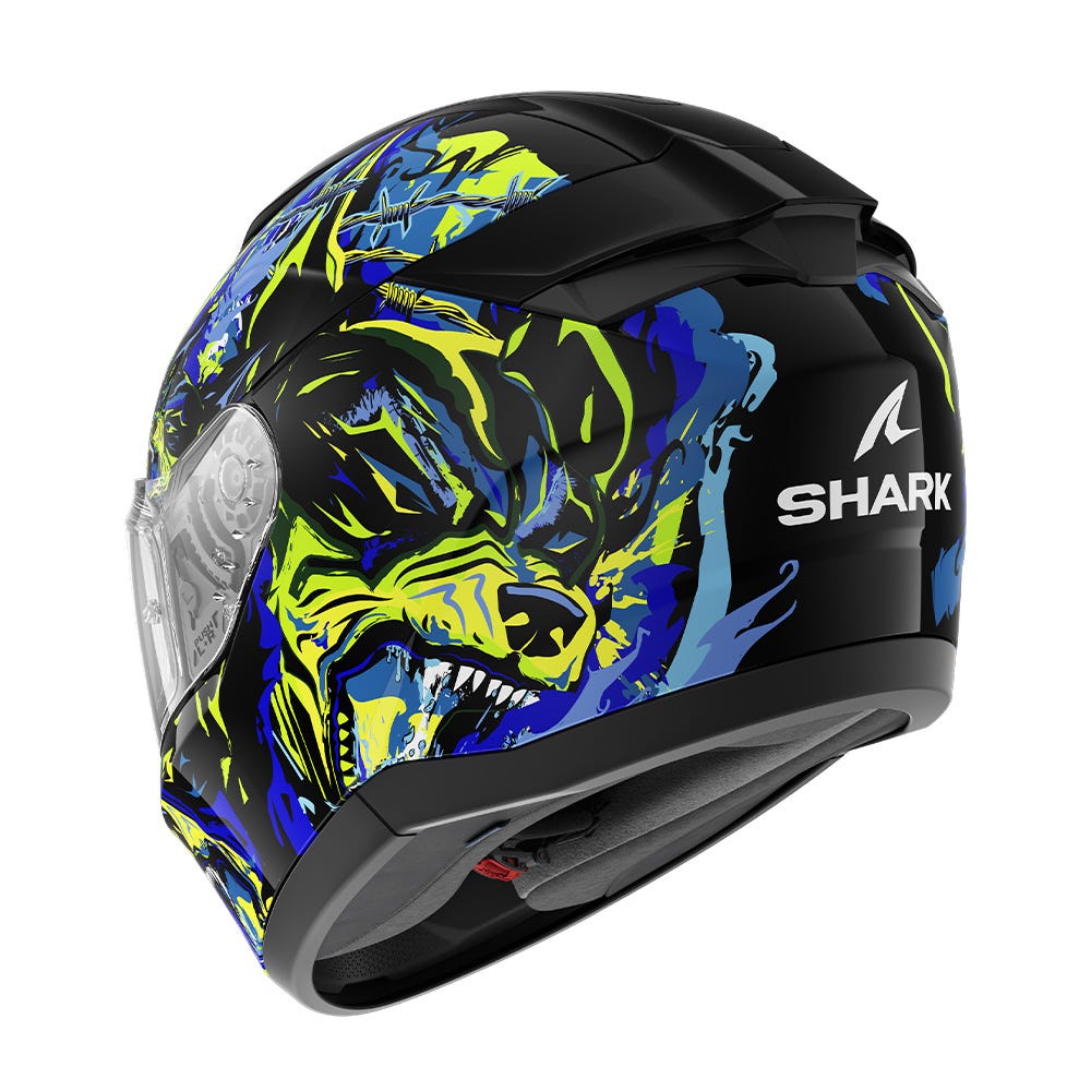 SHARK RIDILL 2 RAGING BEAST BLK/BLU/GRN XS