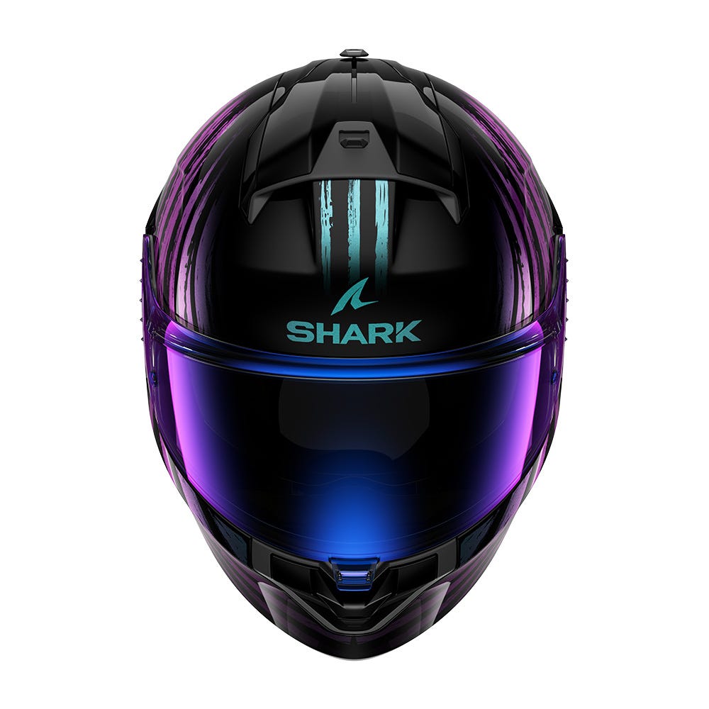 Shark Ridill 2 Assya Helmet - Black/Violet/Black