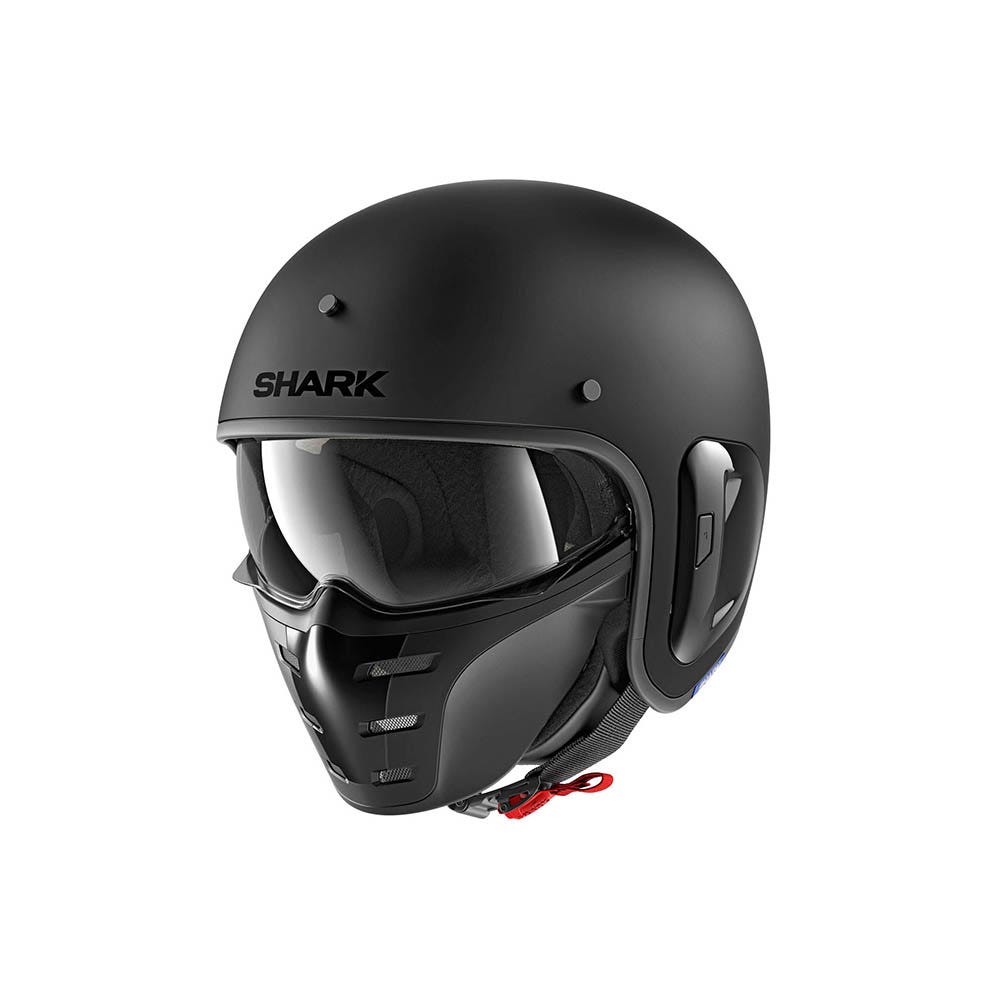 SHARK S-DRAK 2 BLANK MAT BLK XS