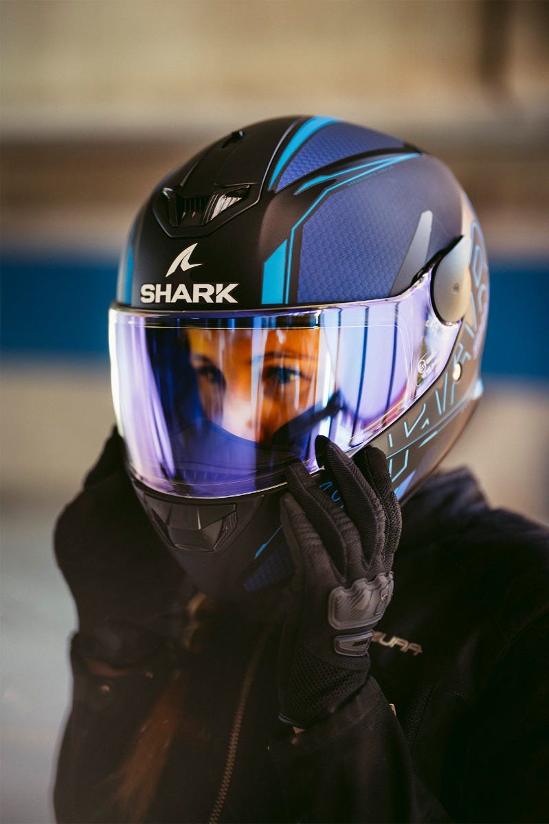 Shark D-Skwal 2 Cadium Mat Helmet