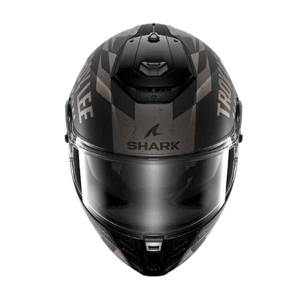 Shark Spartan RS Raceshop Mat Helmet - Troy Lee Designs