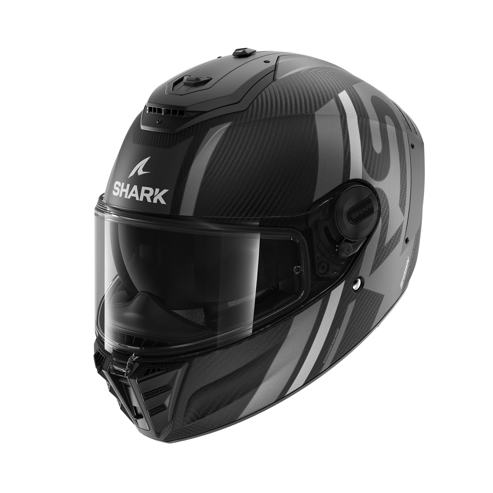SHARK SPARTAN RS CARBON SHAWN SIL ANT XS