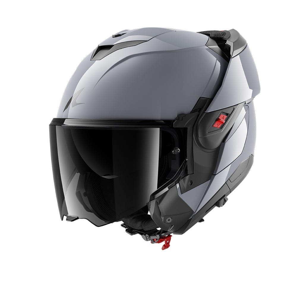 SHARK OXO DARK SHADOW SILVER + VISOR XS